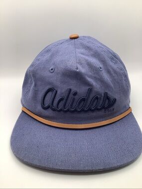 Adidas Golf Adjustable Linen Cotton Blend Hat